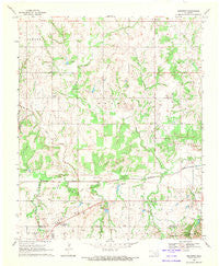 Hennepin Oklahoma Historical topographic map, 1:24000 scale, 7.5 X 7.5 Minute, Year 1969