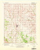Hennessey Oklahoma Historical topographic map, 1:62500 scale, 15 X 15 Minute, Year 1956