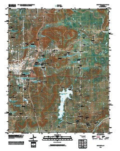 Henryetta Oklahoma Historical topographic map, 1:24000 scale, 7.5 X 7.5 Minute, Year 2010