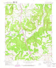 Henryetta SW Oklahoma Historical topographic map, 1:24000 scale, 7.5 X 7.5 Minute, Year 1962