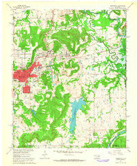 Henryetta Oklahoma Historical topographic map, 1:24000 scale, 7.5 X 7.5 Minute, Year 1962