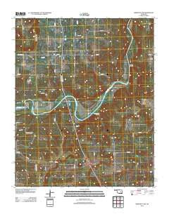 Henryetta SW Oklahoma Historical topographic map, 1:24000 scale, 7.5 X 7.5 Minute, Year 2012