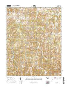 Herd Oklahoma Current topographic map, 1:24000 scale, 7.5 X 7.5 Minute, Year 2016