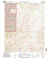 Herring Oklahoma Historical topographic map, 1:24000 scale, 7.5 X 7.5 Minute, Year 1998