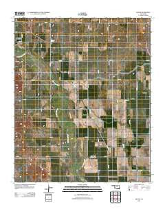 Hester Oklahoma Historical topographic map, 1:24000 scale, 7.5 X 7.5 Minute, Year 2012