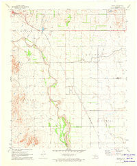 Hester Oklahoma Historical topographic map, 1:24000 scale, 7.5 X 7.5 Minute, Year 1971