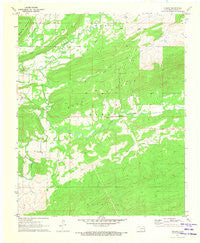 Higgins Oklahoma Historical topographic map, 1:24000 scale, 7.5 X 7.5 Minute, Year 1971