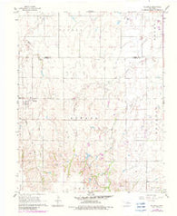 Hillsdale Oklahoma Historical topographic map, 1:24000 scale, 7.5 X 7.5 Minute, Year 1968