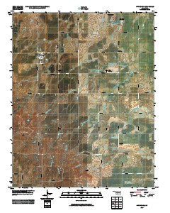 Hitchcock Oklahoma Historical topographic map, 1:24000 scale, 7.5 X 7.5 Minute, Year 2009