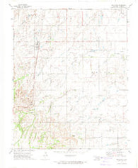 Hitchcock Oklahoma Historical topographic map, 1:24000 scale, 7.5 X 7.5 Minute, Year 1972
