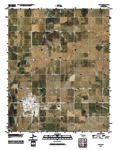 Hobart Oklahoma Historical topographic map, 1:24000 scale, 7.5 X 7.5 Minute, Year 2010