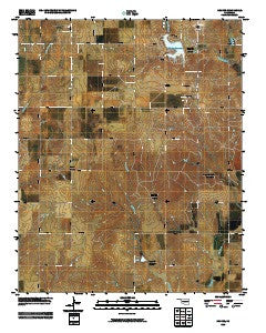 Hocker Oklahoma Historical topographic map, 1:24000 scale, 7.5 X 7.5 Minute, Year 2010