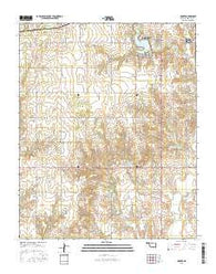 Hocker Oklahoma Current topographic map, 1:24000 scale, 7.5 X 7.5 Minute, Year 2016