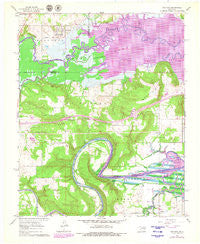 Hoffman Oklahoma Historical topographic map, 1:24000 scale, 7.5 X 7.5 Minute, Year 1962