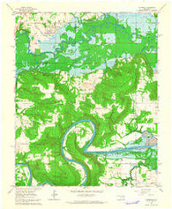 Hoffman Oklahoma Historical topographic map, 1:24000 scale, 7.5 X 7.5 Minute, Year 1962