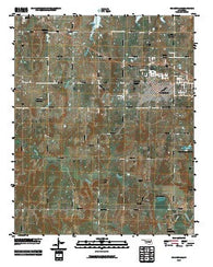 Holdenville Oklahoma Historical topographic map, 1:24000 scale, 7.5 X 7.5 Minute, Year 2010