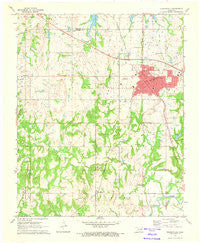 Holdenville Oklahoma Historical topographic map, 1:24000 scale, 7.5 X 7.5 Minute, Year 1972