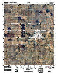 Hollis Oklahoma Historical topographic map, 1:24000 scale, 7.5 X 7.5 Minute, Year 2010