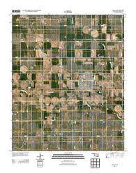 Hollis Oklahoma Historical topographic map, 1:24000 scale, 7.5 X 7.5 Minute, Year 2012