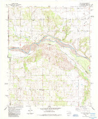 Hollis SW Oklahoma Historical topographic map, 1:24000 scale, 7.5 X 7.5 Minute, Year 1985