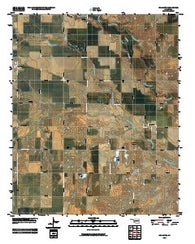 Hollister Oklahoma Historical topographic map, 1:24000 scale, 7.5 X 7.5 Minute, Year 2010