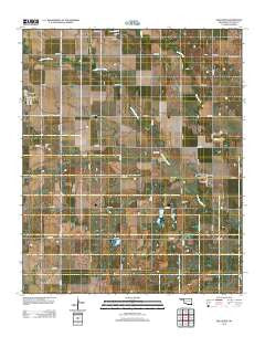 Hollister Oklahoma Historical topographic map, 1:24000 scale, 7.5 X 7.5 Minute, Year 2012