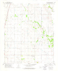 Hollister NW Oklahoma Historical topographic map, 1:24000 scale, 7.5 X 7.5 Minute, Year 1974