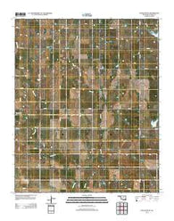 Hollister NE Oklahoma Historical topographic map, 1:24000 scale, 7.5 X 7.5 Minute, Year 2012