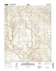 Hollister NE Oklahoma Current topographic map, 1:24000 scale, 7.5 X 7.5 Minute, Year 2016