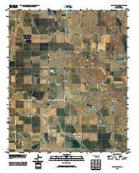 Hollister NW Oklahoma Historical topographic map, 1:24000 scale, 7.5 X 7.5 Minute, Year 2010