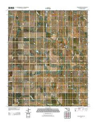 Hollister NW Oklahoma Historical topographic map, 1:24000 scale, 7.5 X 7.5 Minute, Year 2012