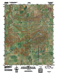 Hollow Oklahoma Historical topographic map, 1:24000 scale, 7.5 X 7.5 Minute, Year 2010