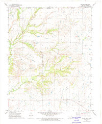Hollow Oklahoma Historical topographic map, 1:24000 scale, 7.5 X 7.5 Minute, Year 1972