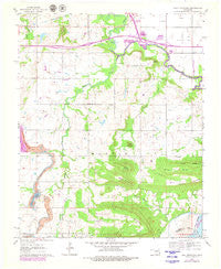 Holt Mountain Oklahoma Historical topographic map, 1:24000 scale, 7.5 X 7.5 Minute, Year 1963