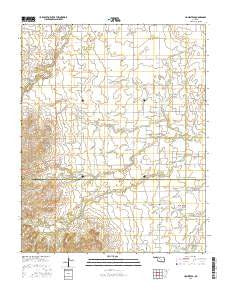 Homestead Oklahoma Current topographic map, 1:24000 scale, 7.5 X 7.5 Minute, Year 2016