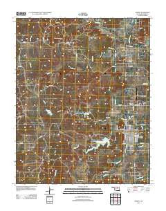 Hominy Oklahoma Historical topographic map, 1:24000 scale, 7.5 X 7.5 Minute, Year 2012