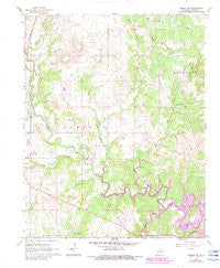 Hominy NE Oklahoma Historical topographic map, 1:24000 scale, 7.5 X 7.5 Minute, Year 1966