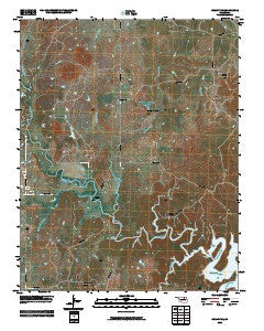 Hominy NE Oklahoma Historical topographic map, 1:24000 scale, 7.5 X 7.5 Minute, Year 2009