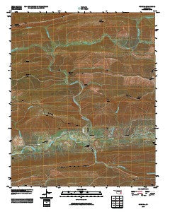 Honobia Oklahoma Historical topographic map, 1:24000 scale, 7.5 X 7.5 Minute, Year 2010