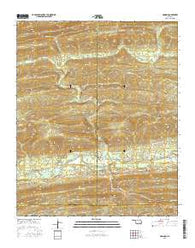 Honobia Oklahoma Current topographic map, 1:24000 scale, 7.5 X 7.5 Minute, Year 2016