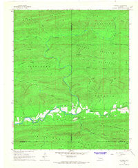 Honobia Oklahoma Historical topographic map, 1:24000 scale, 7.5 X 7.5 Minute, Year 1966