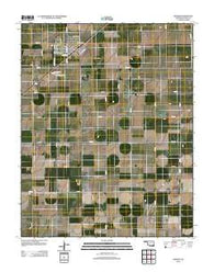 Hooker Oklahoma Historical topographic map, 1:24000 scale, 7.5 X 7.5 Minute, Year 2012