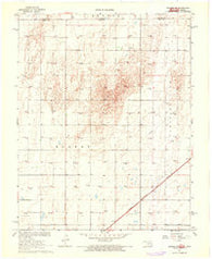 Hooker NW Oklahoma Historical topographic map, 1:24000 scale, 7.5 X 7.5 Minute, Year 1967