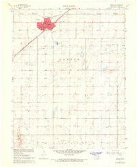 Hooker Oklahoma Historical topographic map, 1:24000 scale, 7.5 X 7.5 Minute, Year 1967