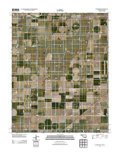 Hooker NW Oklahoma Historical topographic map, 1:24000 scale, 7.5 X 7.5 Minute, Year 2012