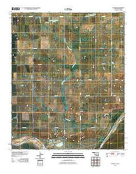 Hooper Oklahoma Historical topographic map, 1:24000 scale, 7.5 X 7.5 Minute, Year 2010