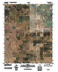 Hopeton Oklahoma Historical topographic map, 1:24000 scale, 7.5 X 7.5 Minute, Year 2009