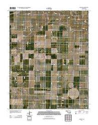 Hopkins Oklahoma Historical topographic map, 1:24000 scale, 7.5 X 7.5 Minute, Year 2012
