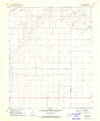 Hopkins Oklahoma Historical topographic map, 1:24000 scale, 7.5 X 7.5 Minute, Year 1971