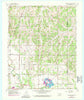 Horseshoe Lake Oklahoma Historical topographic map, 1:24000 scale, 7.5 X 7.5 Minute, Year 1956